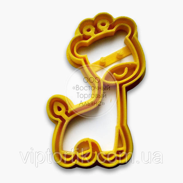 3D-форми для пряників — Вирубка "Жираф" 9 см