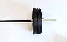 Штанга для кроссфіт важкої атлетики 80 кг (CrossFit) D50мм. L2200мм. KR-50-80, фото 2