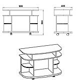 Тумба ТВ Монтеррей (Компаніт) 900х405х643мм, фото 2