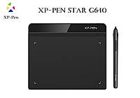 Графический планшет XP-Pen Star G640, рабочая область 152*102мм, пассивный стилус, OSU