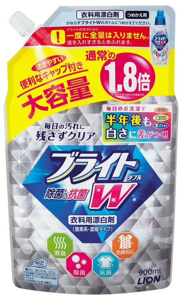 Гель відбілювач кисневий для стійких забруднень Lion Color Bright 900 мл (224594)