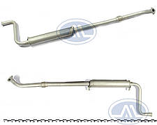 Резонатор ВАЗ 2113-2115, закатаний важкий