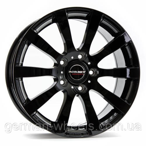 Диски Borbet C2C колір Black Glossy параметри 8J x 18" 5 x 127 ET 35
