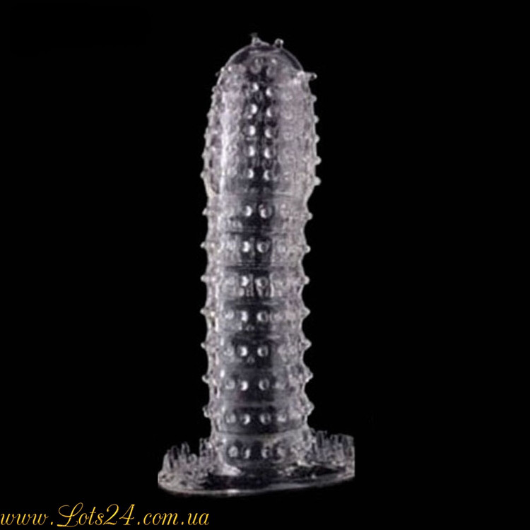 Силіконова насадка на пеніс для стимуляції задоволення багаторазовий презерватив насадка на член з вусиками, фото 1