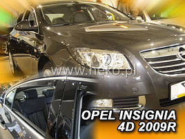 Дефлектори вікон (вітровики) OPEL INSIGNIA 2009-2017 (HEKO)