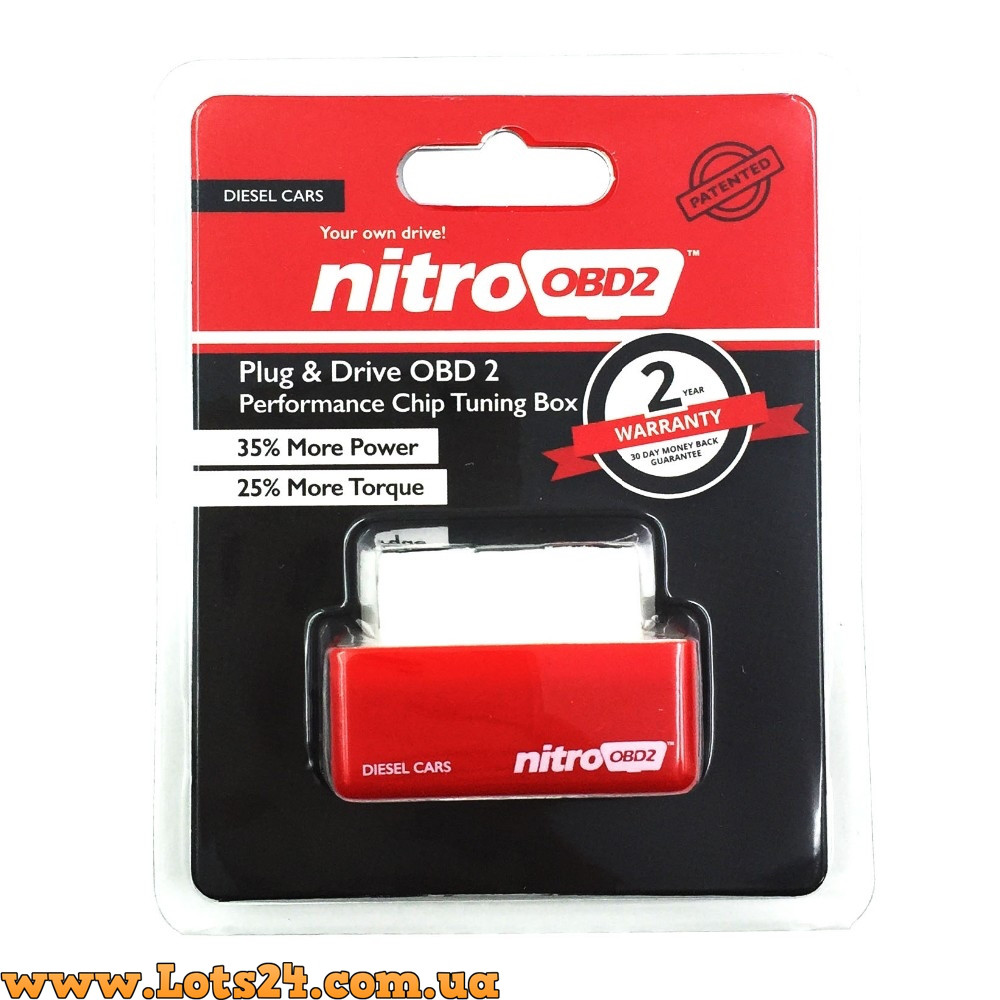 Чип-бокс Nitro OBD2 чип тюнінг для дизельного двигуна