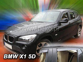 Дефлектори вікон (вітровики) BMW X1 2009-2016 5D 4шт(Heko)