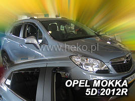 Дефлектори вікон (вітровики) OPEL MOKKA 2012r-(HEKO)