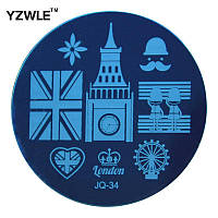 Для стемпинга трафарет JQ-34