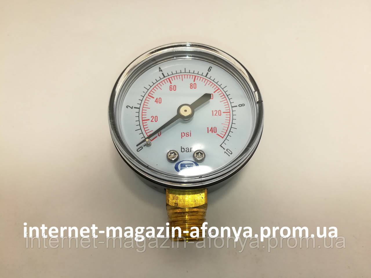 Манометр 10 bar Gross (вертикальний) різь 1/4" (ID#694543302), ціна: 77 ...