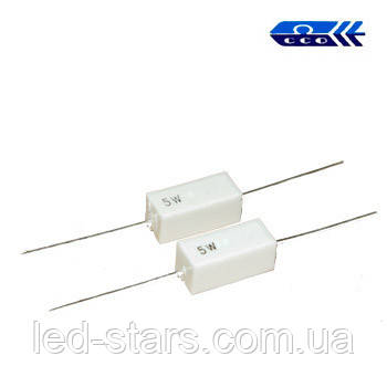 0,18 om (5W) ±5% резистор вихідний цементний, фото 1