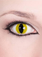 Жовті декоративні контактні лінзи