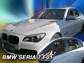 Дефлектори вікон (вітровики) BMW seria 7 F01 4d 08→(HEKO)