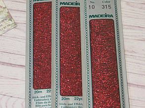 Madeira Metallic Perle №10 , колір 315