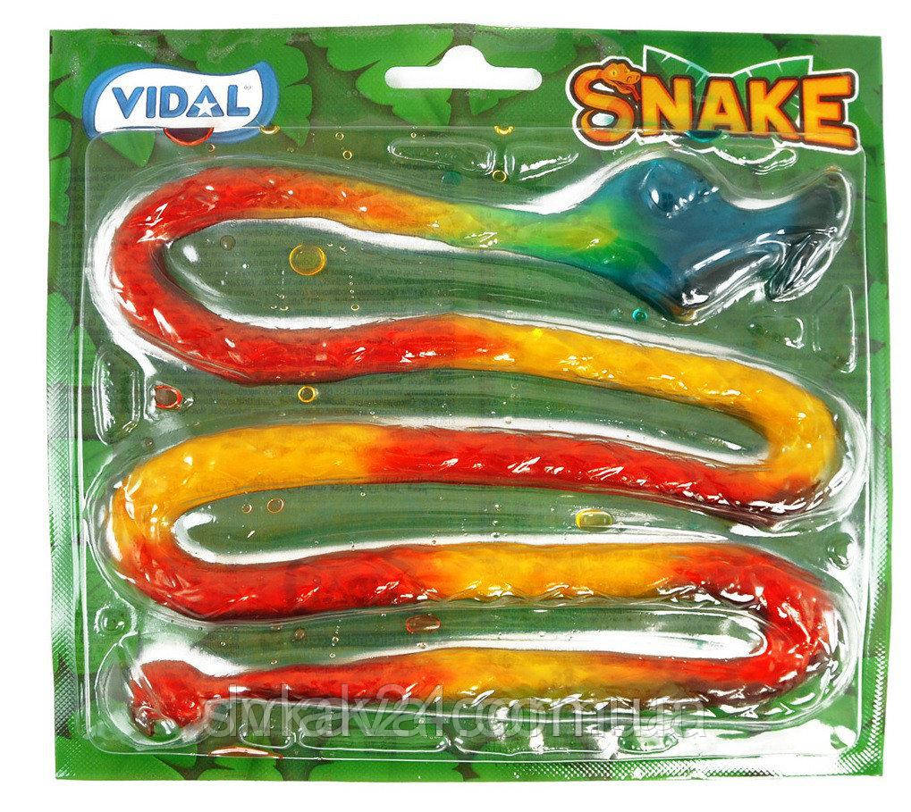 Желейні цукерки без глютену Snake Jelly (Змія 1м) Vidal Іспанія 66 г