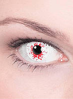 Декоративные контактные линзы. Эффект зараженного глаза