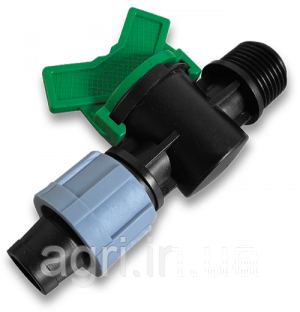 Мінікран лінійний: крапельна стрічка / різьба зовнішня 1/2", DSTZ04-1712L