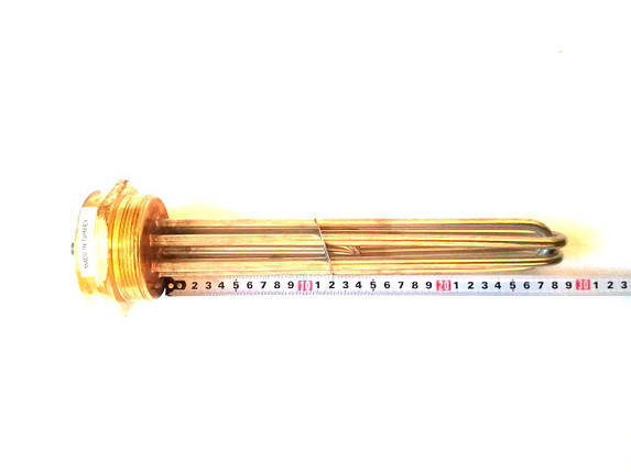Блок тен прямий 6000W / 220/380V / різьба 2.5"(72мм) / Balcik (Туреччина) / Нержавіюча сталь, фото 1