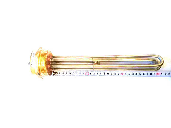 Блок тен прямий 7500W / 220/380V / різьба 2.5"(72мм) / Balcik (Туреччина) / Нержавіюча сталь, фото 1