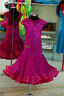 Платье-бейсик F. Pink - geo из ткане фимы "Крисан-Кловер"
