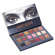 Палетка тіней Beauty Glazed textured shadows palette Rose gold edition 18 кольорів, фото 3