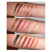 Палетка тіней Beauty Glazed textured shadows palette Rose gold edition 18 кольорів, фото 6