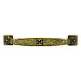 Ручка Rosa Fiori D 4180.128 антична бронза, фото 6