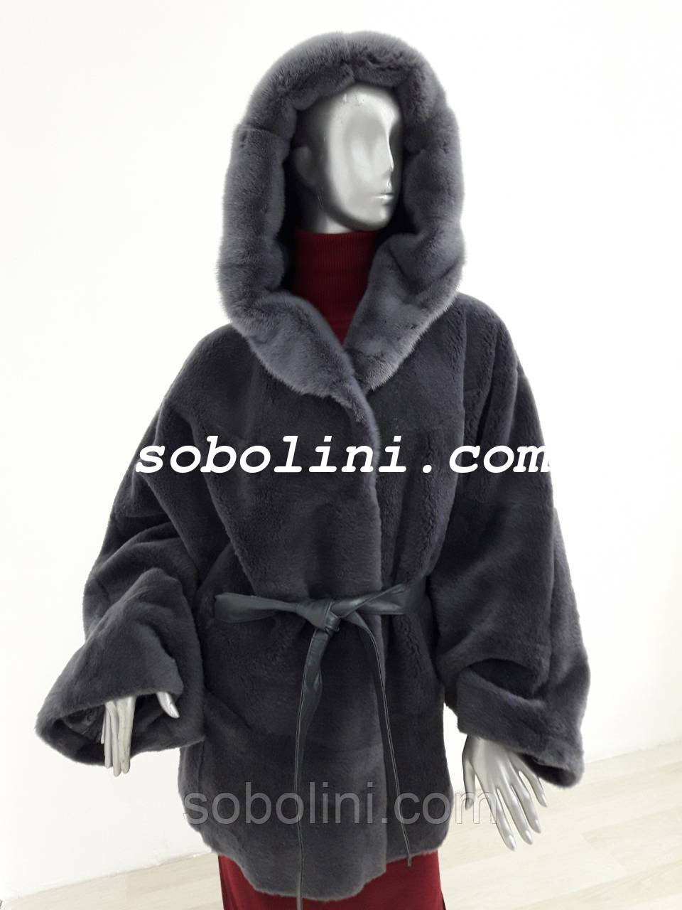 Роботи магазину Соболіні, пончо з бобра, фото 1