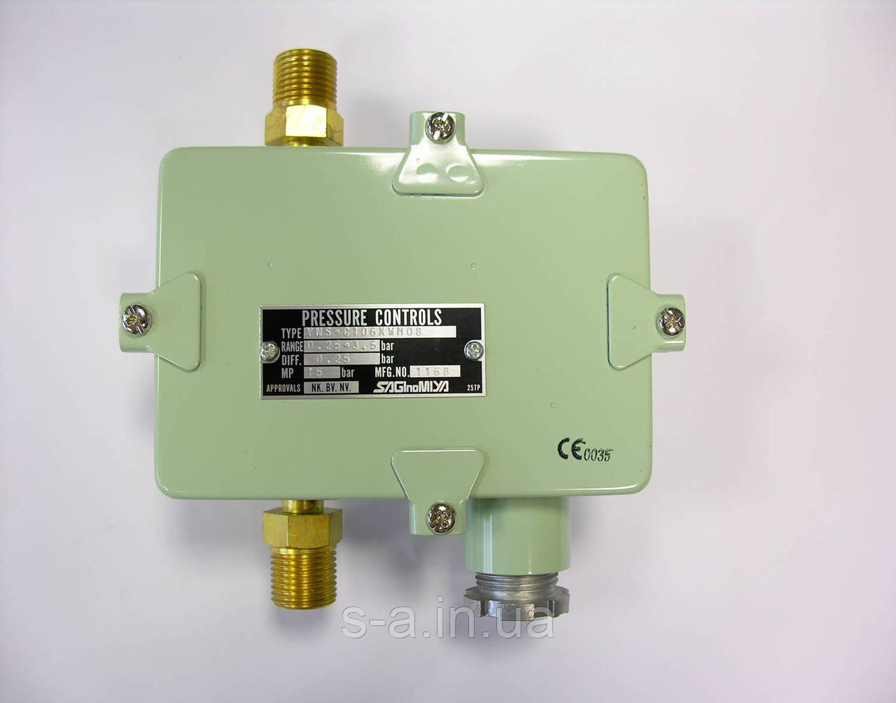 Реле перепаду тиску YNS-C106XWM08 0,25 — 3,5 bar IP62