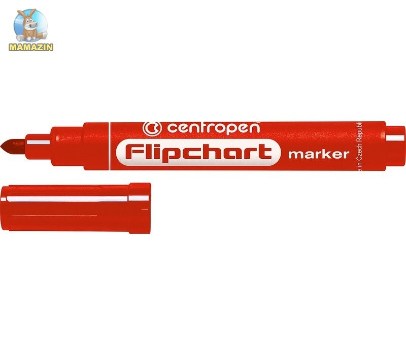 Маркер "Centropen" Flipchart червоний 19833/8550