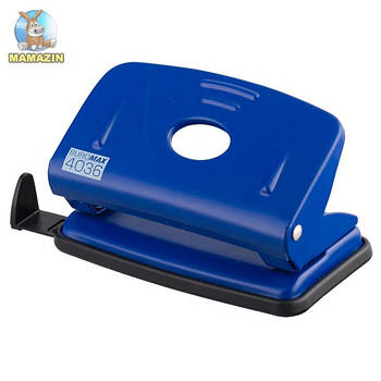Діркопробивач Buromax, металевий, 10л., синій 81643
