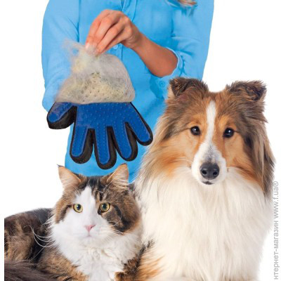 Щітка перчатка для тварин