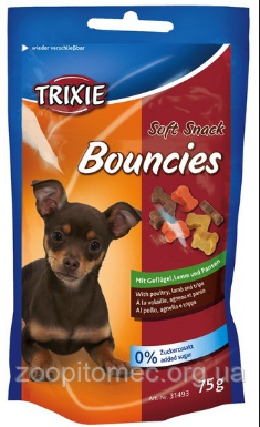 Ласощі для дрібних собак з яловичиною і шлунком Trixie (Тріксі) Soft Snack Baffos 75 г