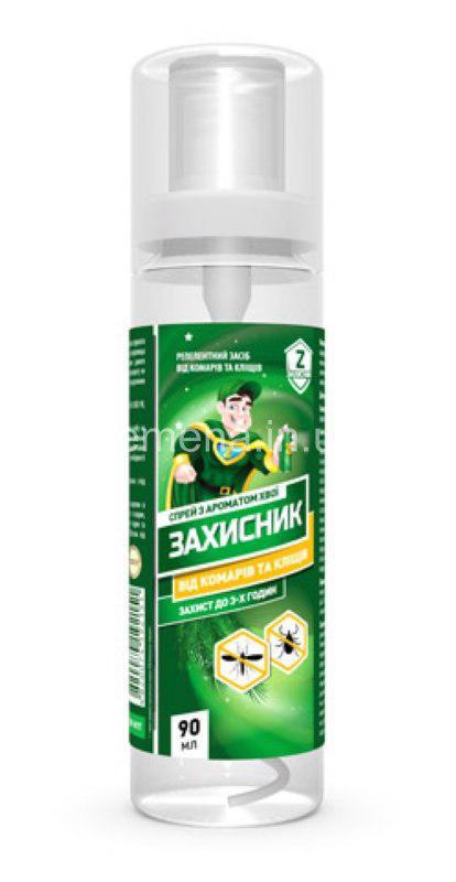Захисник 90 мл спрей від комарів і кліщів, оригінал, фото 1