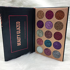 Набір 15 тіней глітерів Pressed Glitter BEAUTY GLAZED, фото 3