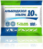 Альбендазол ультра 10% порошок, упаковка 100 г