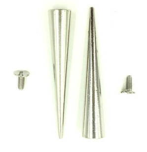 Шип-конус 55x10 мм довгий гвинтовий металевий