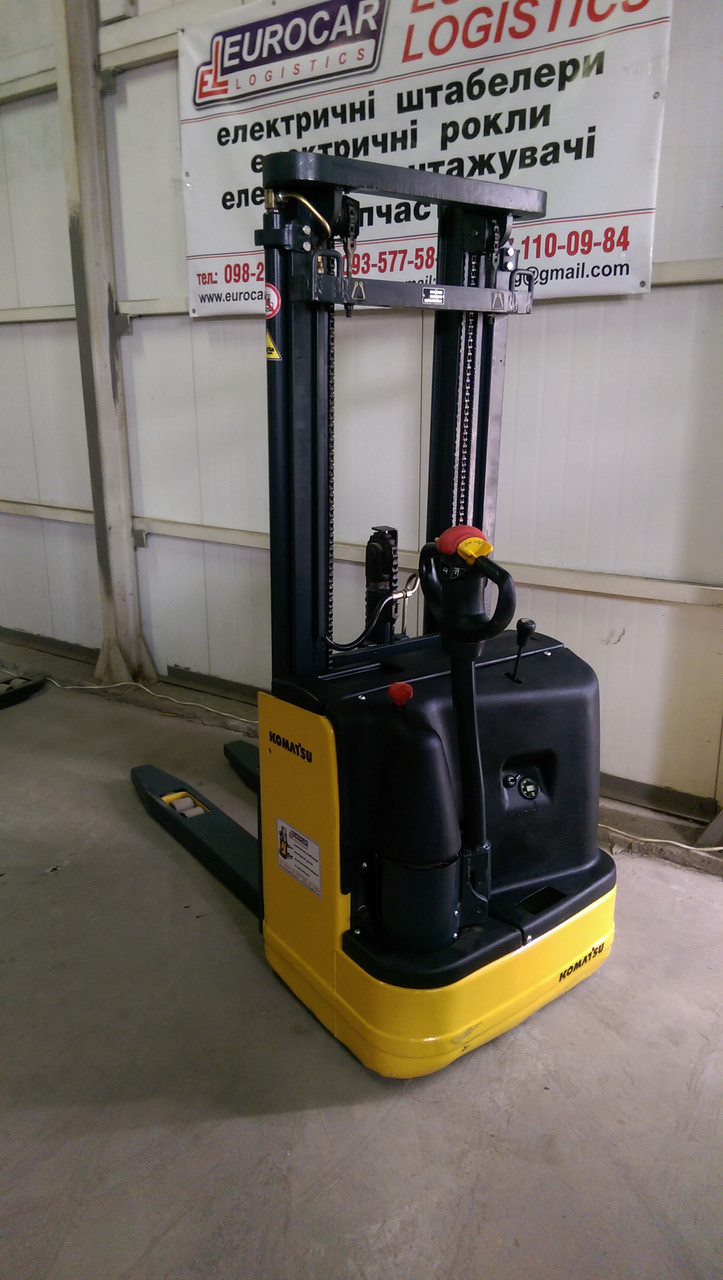Штабелер електричний повідковий б/к Komatsu 1.2т 4,20 м, фото 1
