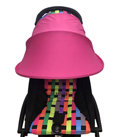 Сонцезахисний козирок для коляски. Колір рожевий. (80039)