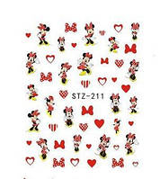 Наклейки для нігтів STZ-211