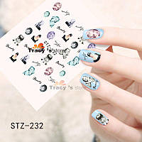 Наклейки для нігтів STZ-232