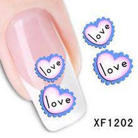 Наклейки для нігтів XF1202