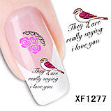 Наклейки для манікюру - розмір стікера 6*5см, інструкція по застосуванню є в описі товару, фото 2