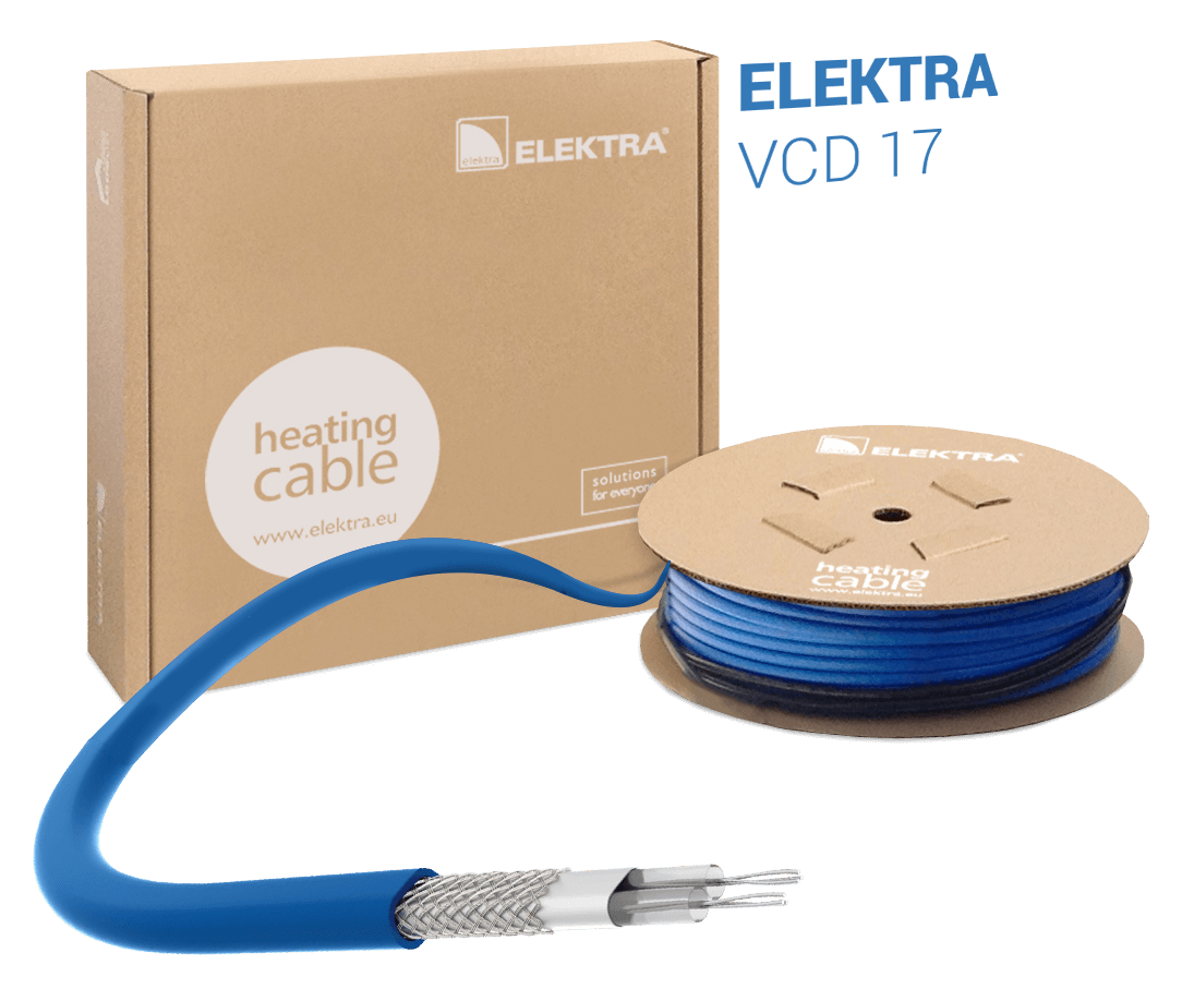 ELEKTRA VCD 17/140 - 8,5 м (140 Вт) нагревательный кабель двухжильный для теплого пола - фото 2 - id-p694731583