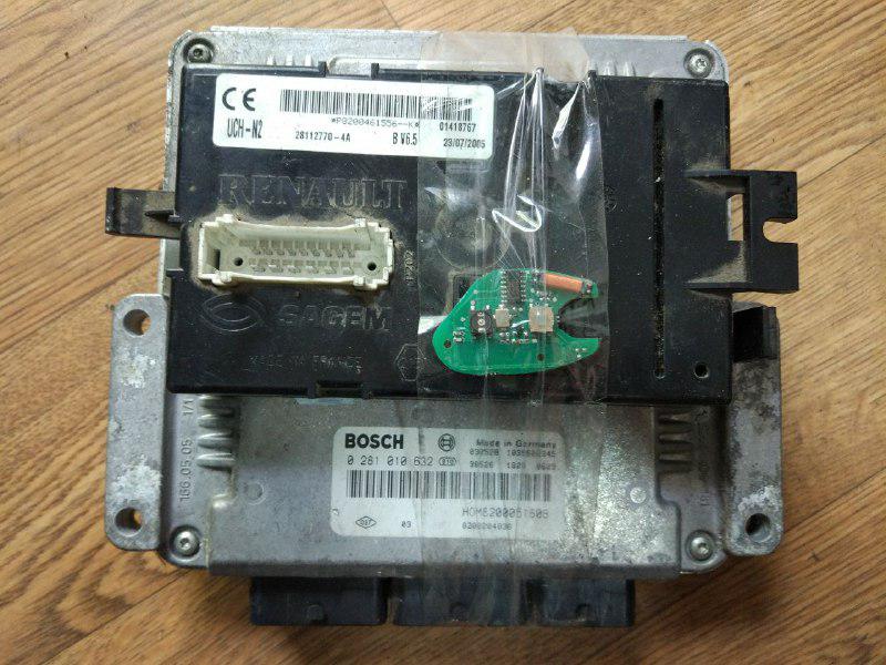Блок управління двигуном (комплект) Renault Trafic, Opel Vivaro 1.9, 2001-2006, 0281010632 (Б/У)