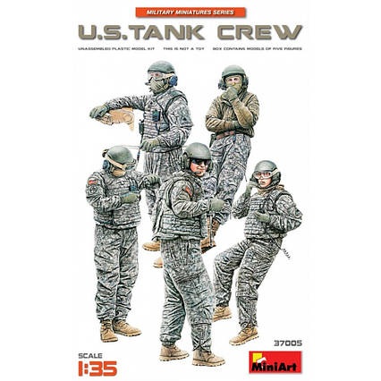 Американських танковий екіпаж. Набір солдатиків в масштабі 1/35. MINIART 37005, фото 1