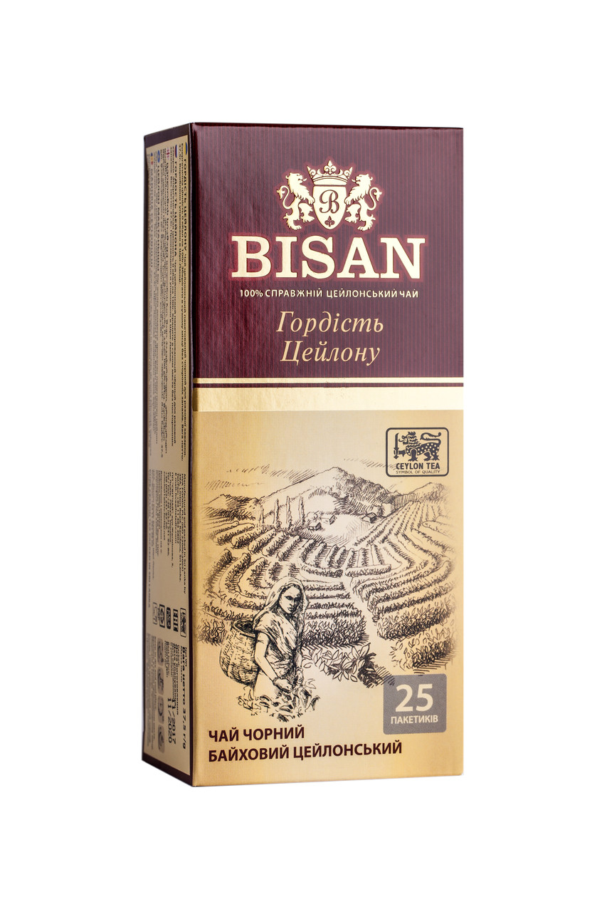 Чай Bisan 25пак*1,5г Гордість Цейлону ф/п з/я