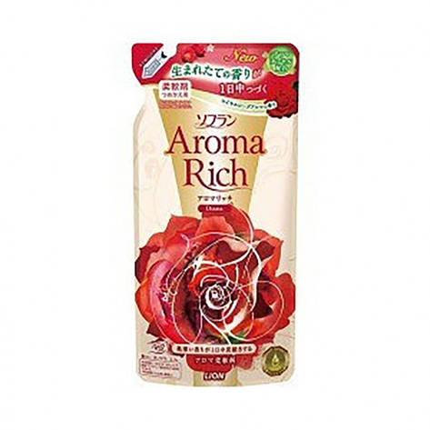 Кондиціонер для білизни LION Soflan Aroma Rich з багатим ароматом натуральних масел "Діана" 430 мл (231721), фото 1