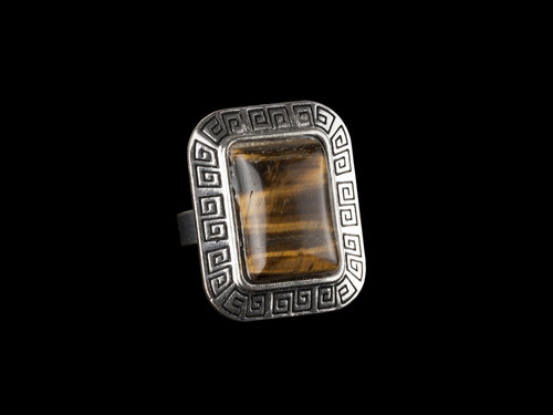 Перстінь із каменем тигрове око, фото 1