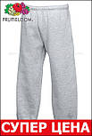 Спортивні штани дитячі сірі Premium elasticated Fruit of the Loom 64-025-94 5-6, фото 3